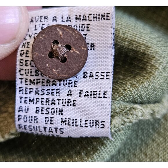 Tommy Bahama Polo Shirt Silk Cotton Blend Men's Medium Green Ribbed - Picture 7 of 10